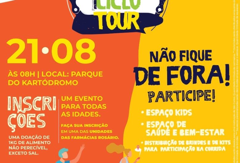 1º Ciclo Tour Rosário acontece dia 21/08 no Kartodromo