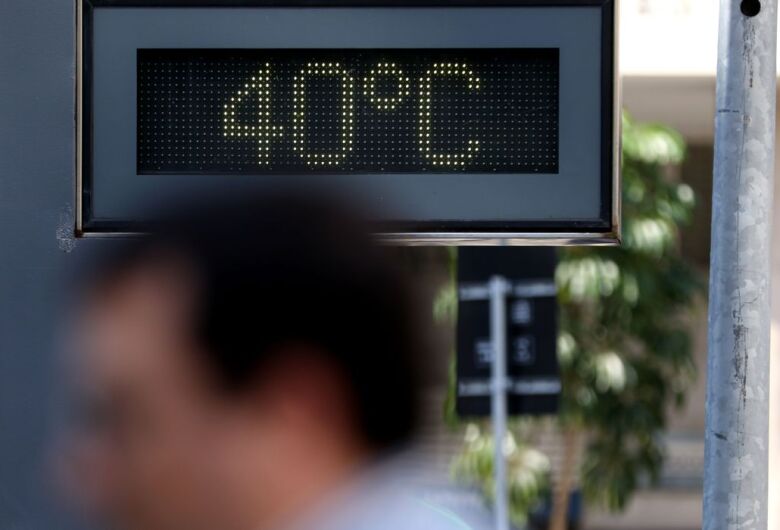 Quarta-feira será mais um dia de calor no estado de SP com temperaturas chegando perto dos 40ºC