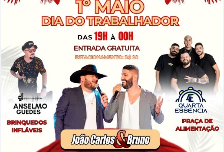 São Carlos terá shows gratuitos para a população