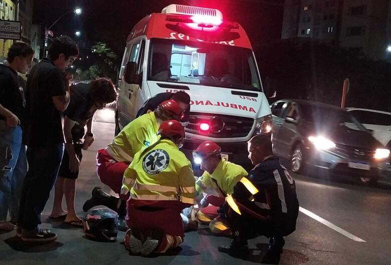 Motociclista sofre acidente no Jardim Lutfalla