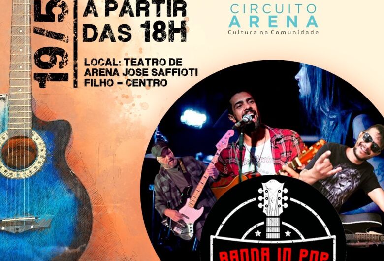 Domingo tem Circuito Arena com a Banda In Pop
