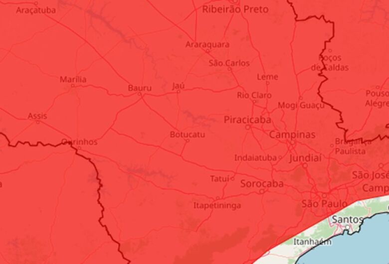 "Grande perigo": São Carlos está na lista do Inmet devido a onda de calor