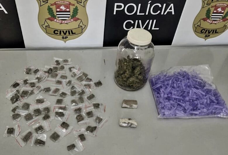 Polícia Civil prende homem em flagrante por tráfico de drogas em Ibaté