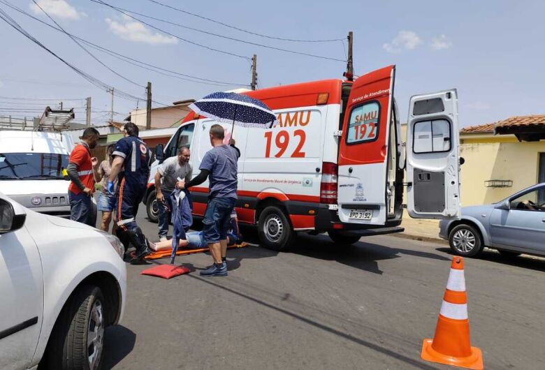 Motorista entra com carro na contramão e colide em moto no Jardim Tangará