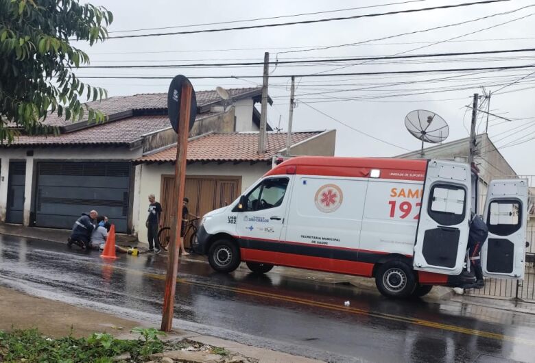 Motociclista sofre queda na Vila Jacobucci