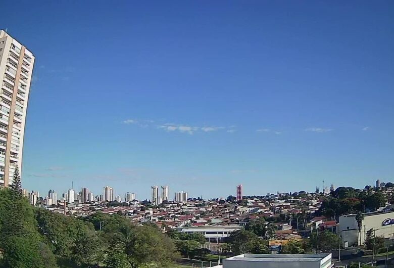 Não há previsão de chuva pelo menos até quarta-feira 