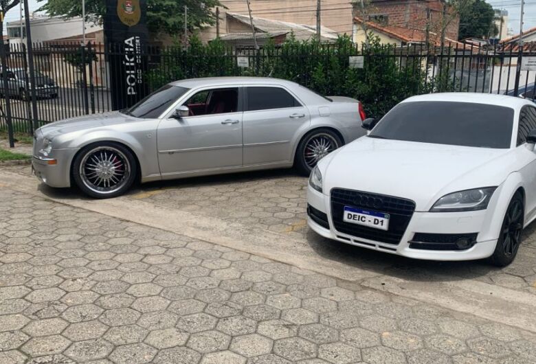 Carros de luxo avaliados em R$ 400 mil são apreendidos em operação contra o crime organizado em SP