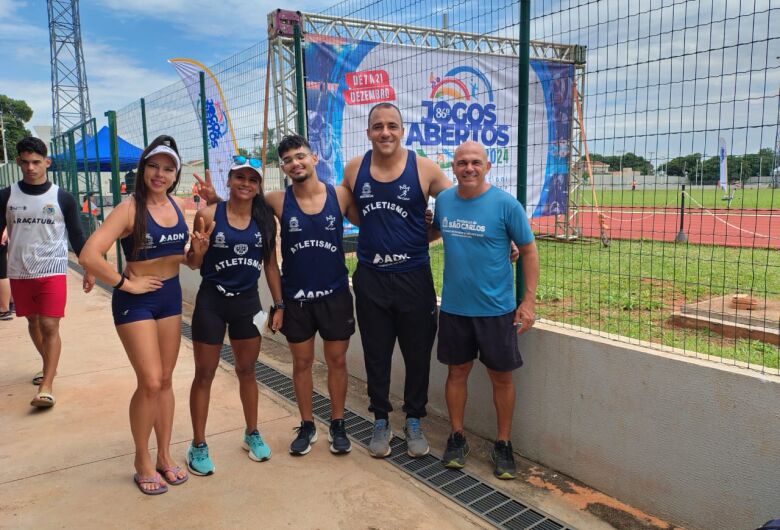 Atletismo conquista o primeiro ouro de São Carlos nos Abertos