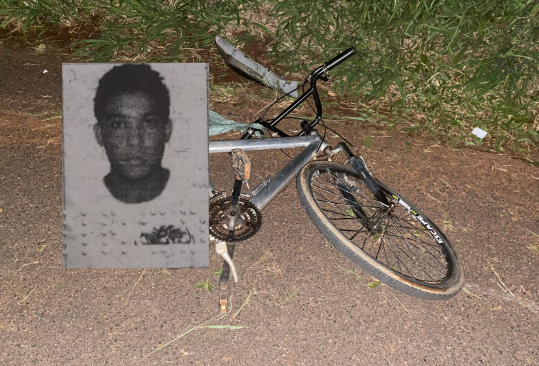 Ciclista morre após ser atropelado por moto conduzida por adolescente