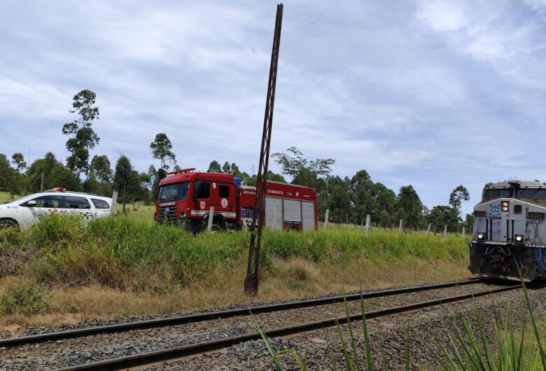 Homem é atropelado por trem na área rural de São Carlos 