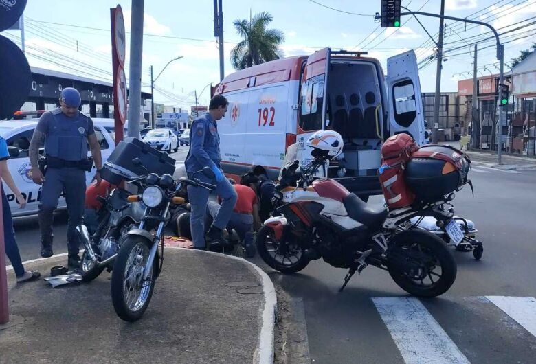 Motociclista sofre fraturas após colisão no Jardim São Paulo