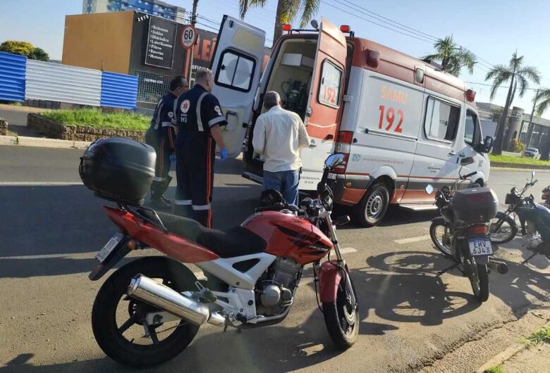 Colisão traseira deixa motociclista ferido no Jardim Maracanã