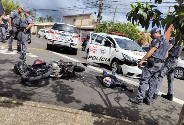 Perseguição policial em São Carlos termina com acidente na região do Douradinho