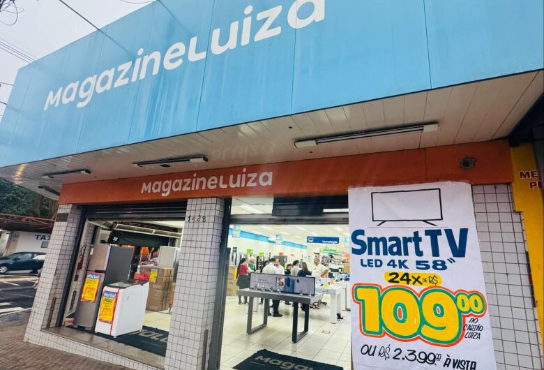 Liquidação Smart TV 58” 4k por apenas R$ 2399,00 ou mensais de R$ 109,00 no cartão Luiza