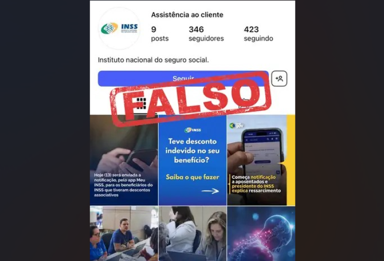 Golpe: perfil falso do INSS atrai aposentados com promessa de reembolso