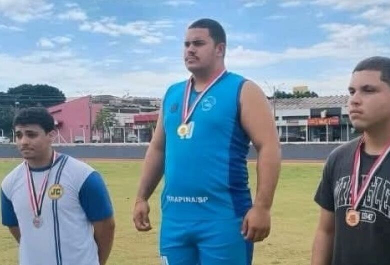 Jovem de Itirapina garante vaga para a Fase estadual de arremesso de peso