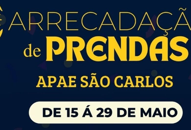 APAE promove campanha de arrecadação de prendas para Festa Junina