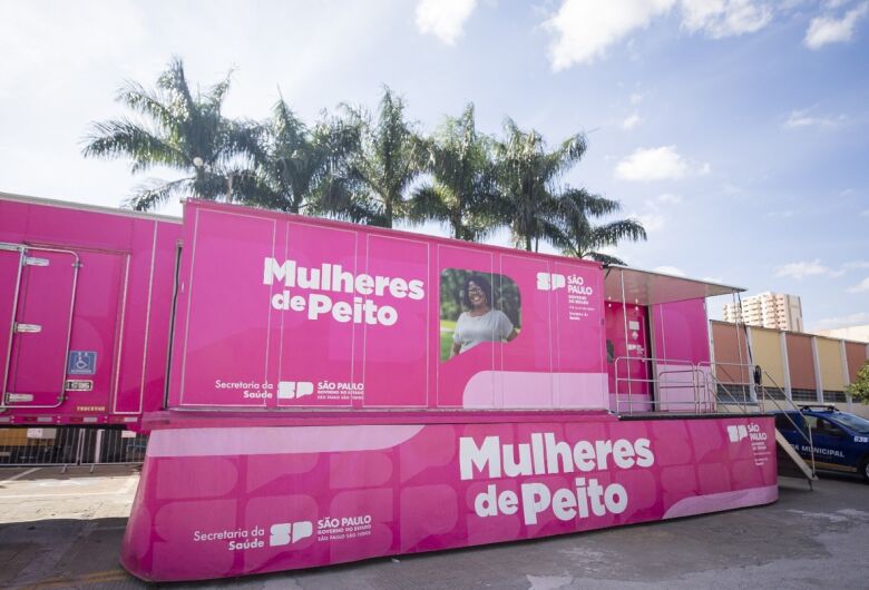 Ibaté recebe nesta quarta a Carreta de Mamografia do programa Mulheres de Peito