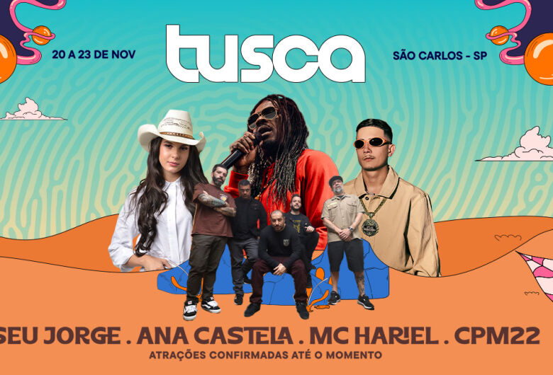 TUSCA 2025 solta o verbo: Seu Jorge, Hariel, CPM 22 e Ana Castela no palco principal