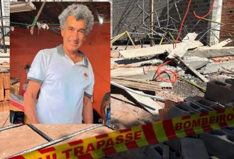 Pedreiro morre após desabamento de laje em obra