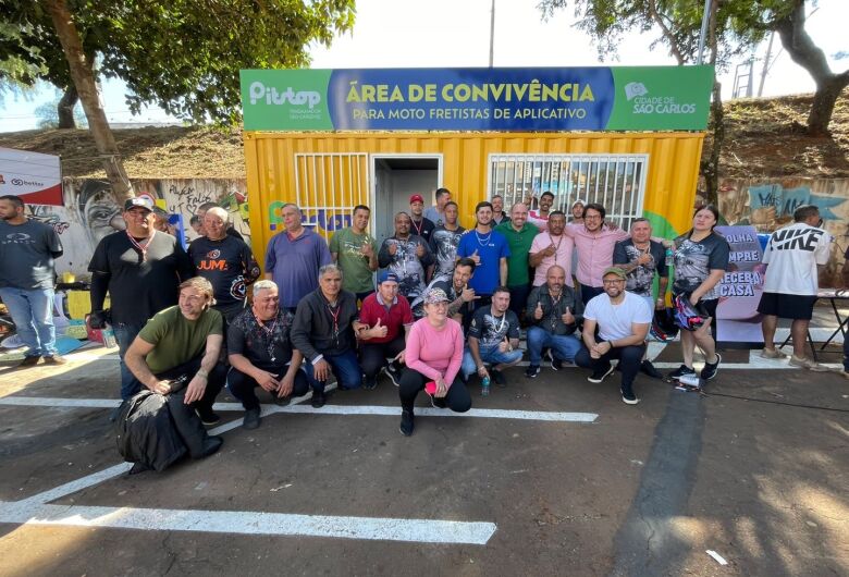 Ponto de apoio para Motoboys é inaugurado 
