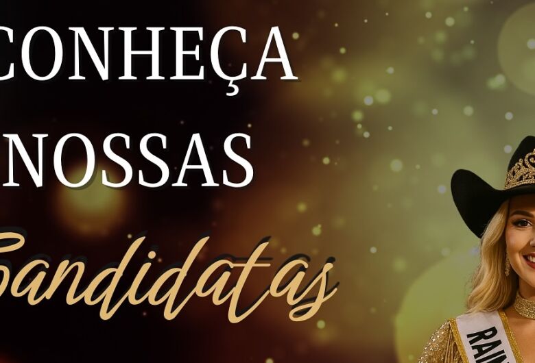 Conheça as candidatas ao título de Rainha do São Carlos Rodeio Fest 2025