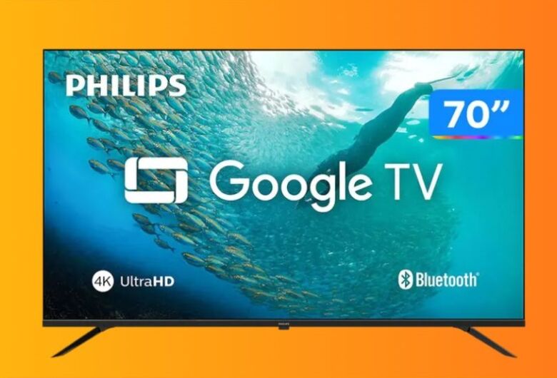 Só amanhã no Magalu: Smart TV 70" Philips 4K por R$179,00 mensais