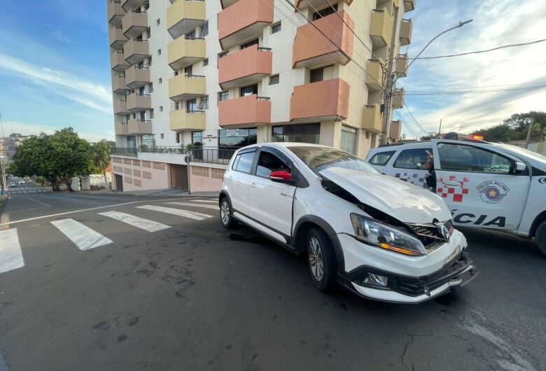 Colisão deixa dois feridos no Centro 
