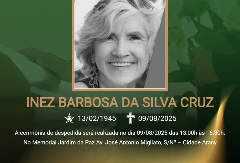 Grupo Santa Cruz informa notas de falecimento