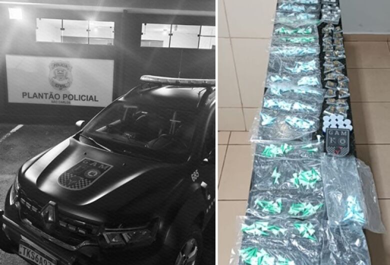 Adolescente é apreendido com grande quantidade de drogas no São Carlos V