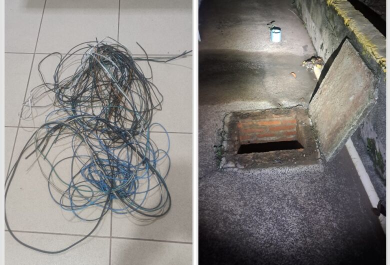 Homem é preso em flagrante por furto de fios na sede do SAAE em São Carlos