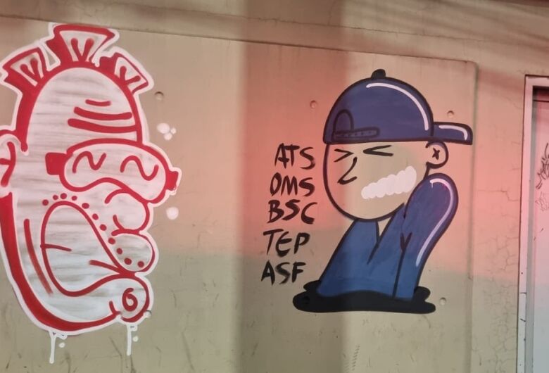 Guarda Municipal detém dois homens por pichação no Centro de São Carlos