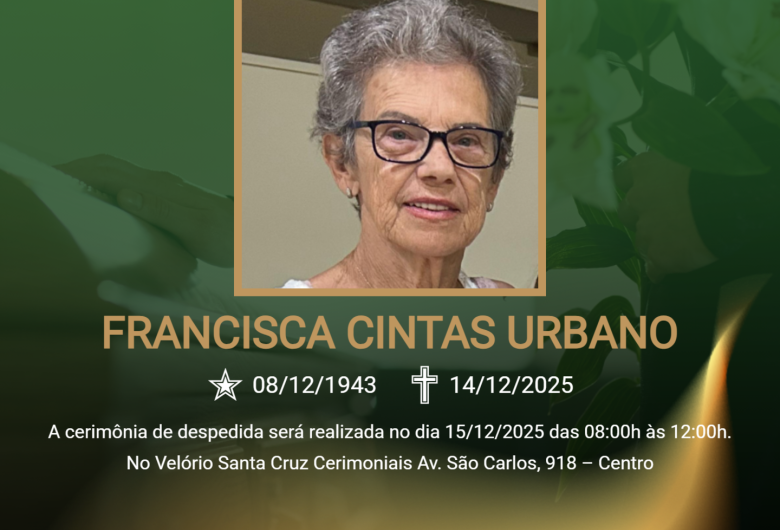 Grupo Santa Cruz informa notas de falecimento