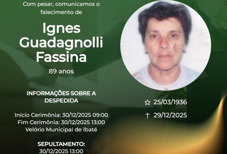 Grupo Santa Cruz informa notas de falecimento