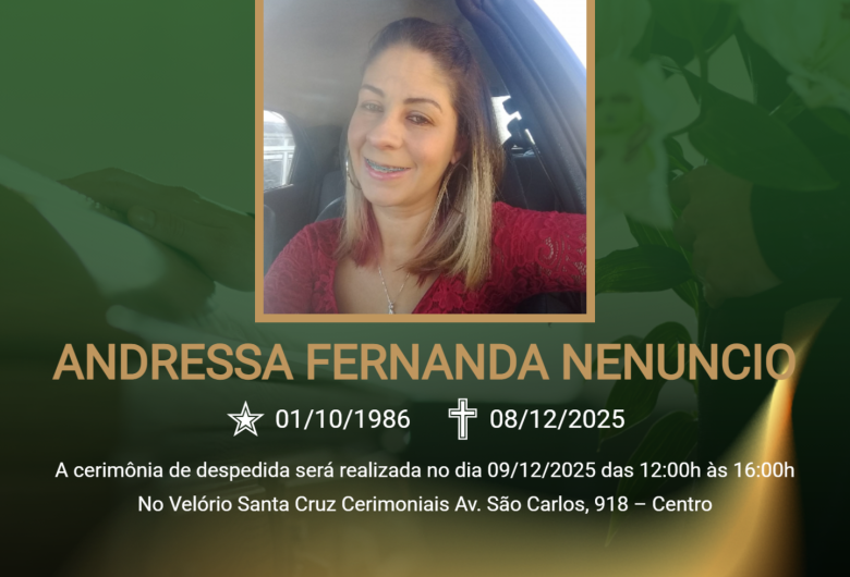 Grupo Santa Cruz informa notas de falecimento