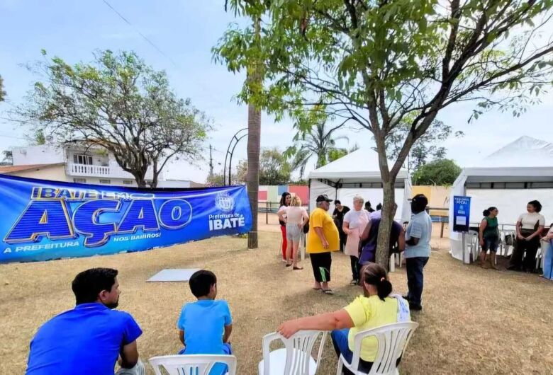 Ibaté leva o programa “Ibaté em Ação” ao Jardim Cruzado neste sábado
