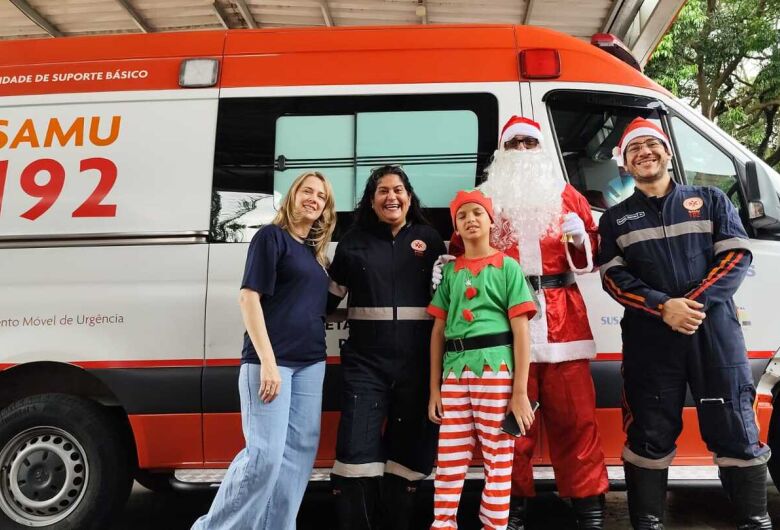 SAMU leva espírito do Natal às ruas de São Carlos com ação solidária