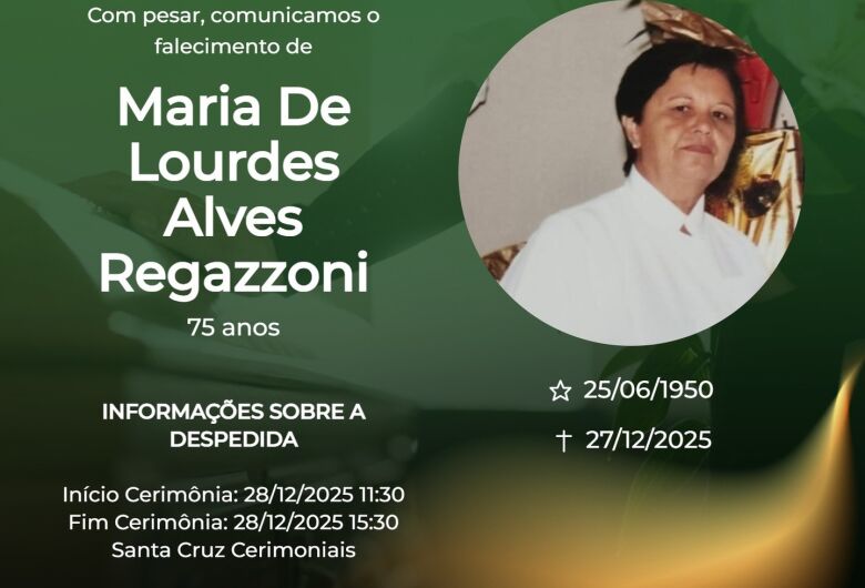 Grupo Santa Cruz informa nota de falecimento e convite de missa