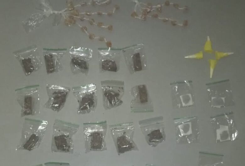 GCM apreende drogas durante patrulhamento em Ibaté
