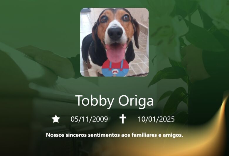 Homenagem do Grupo Santa Cruz ao pet Tobby Origa