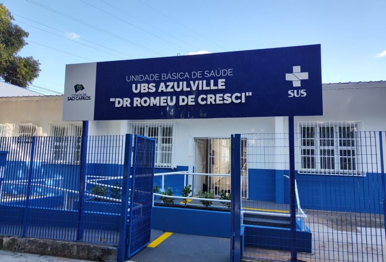 Reforma da UBS do Azulville é concluída e atendimentos serão retomados a partir de segunda-feira 