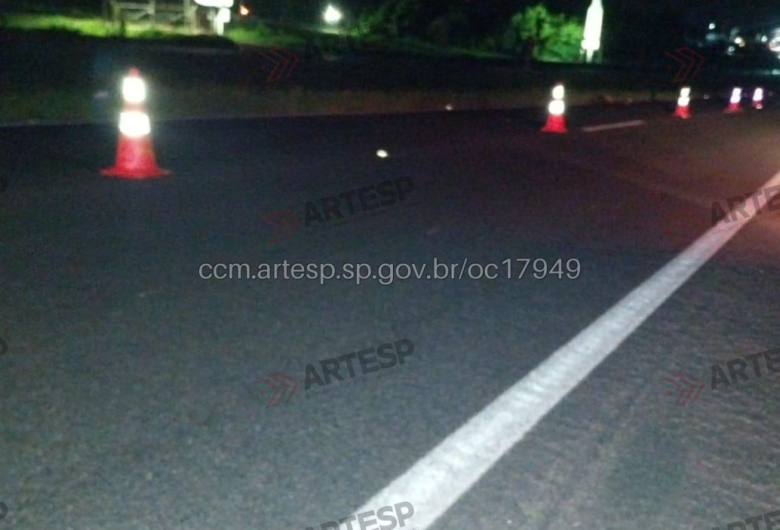 Pedestre morre atropelado na SP-330