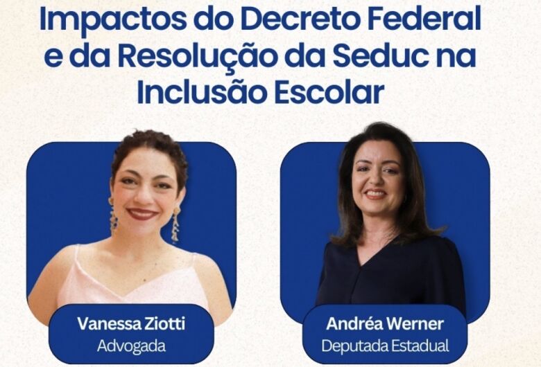 Deputada Andréa Werner promove roda de conversa sobre inclusão escolar em São Carlos
