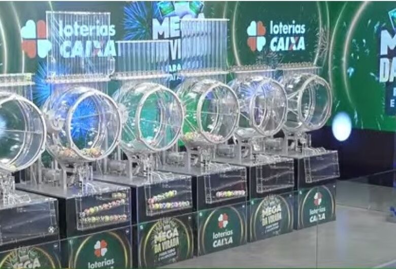 Confira as dezenas sorteadas da Mega Sena da Virada