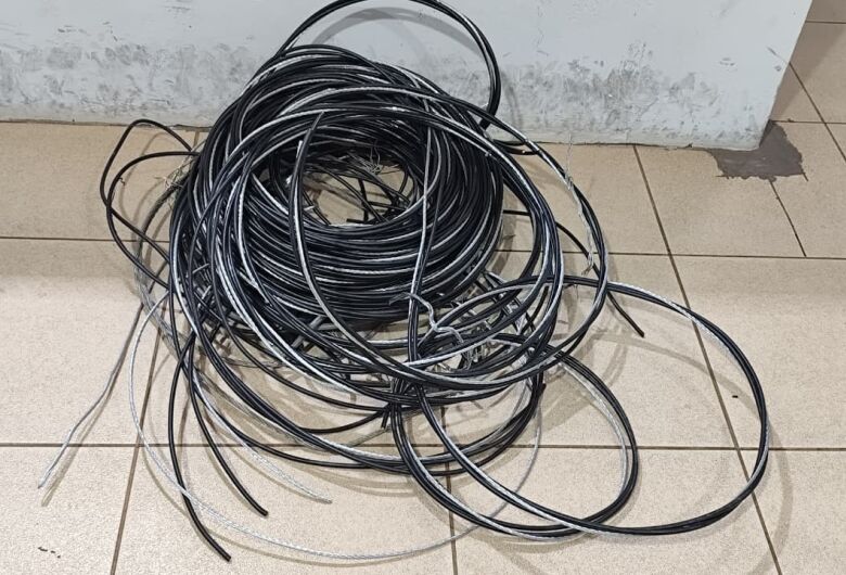 Ladrão é preso após furtar fiação elétrica da CPFL no Jardim Nova São Carlos