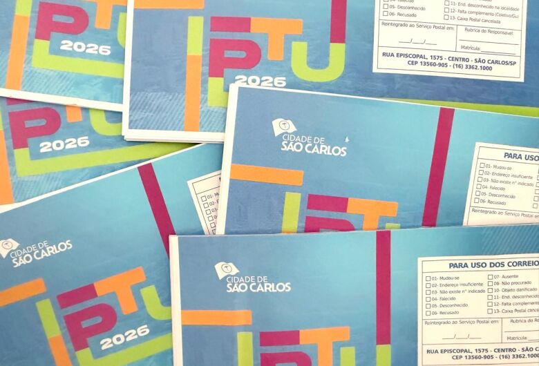 Prefeitura de São Carlos inicia distribuição dos carnês do IPTU 2026