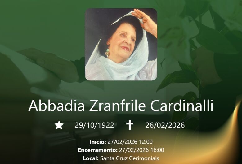 Grupo Santa Cruz informa notas de falecimento e convite de missa