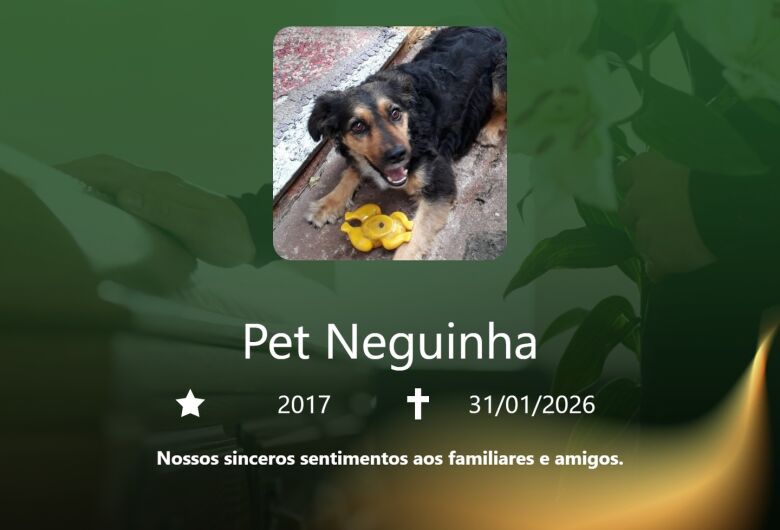 Homenagem do Grupo Santa Cruz a pet Neguinha