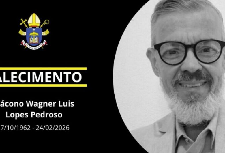 Morre o diácono Wagner Luis Lopes Pedroso