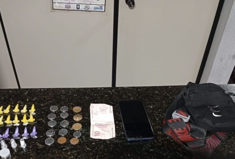 PM e GM prendem suspeito por tráfico de drogas em Ibaté